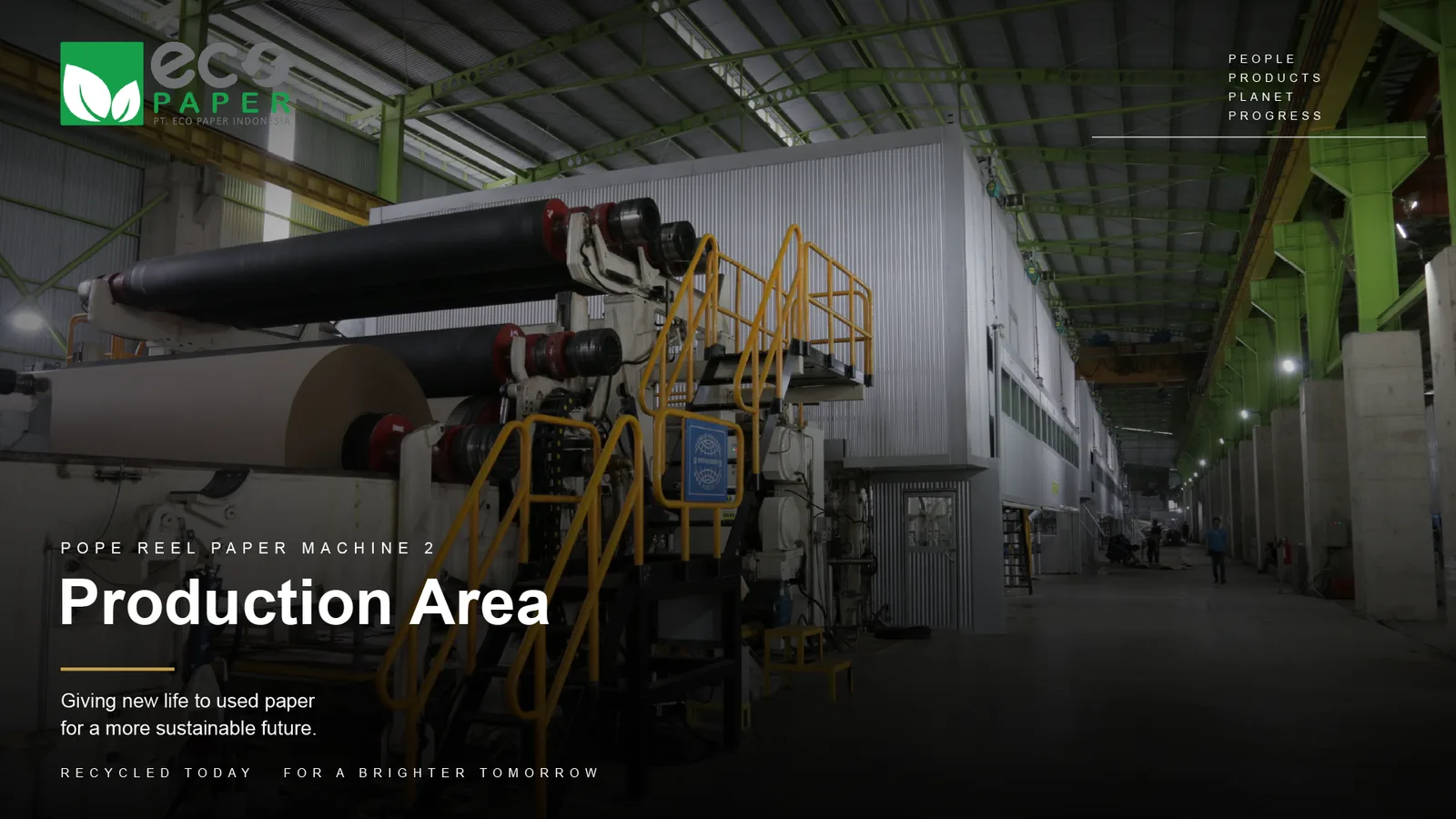 Pope Reel Paper Machine 2 — Production Area