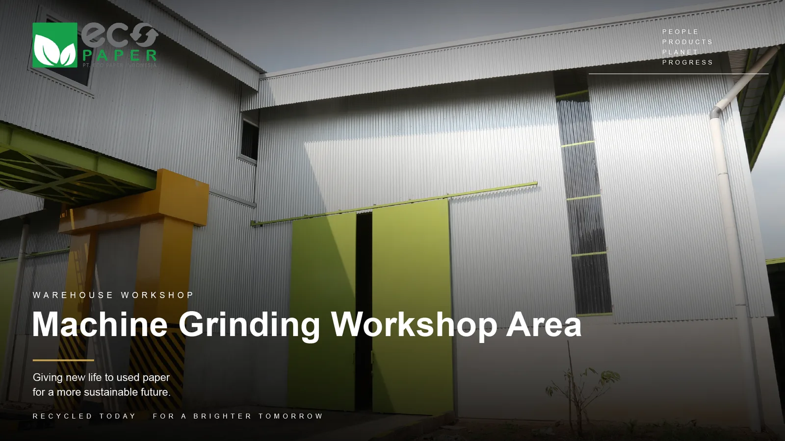 Machine Grinding Workshop Area